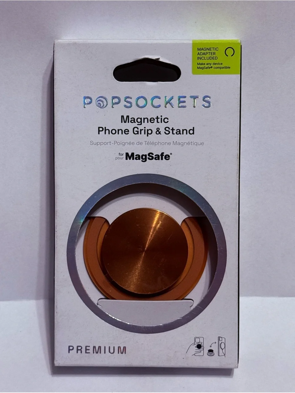 PopSockets Magnetic Phone Grip & Stand for MagSafe metallic premium